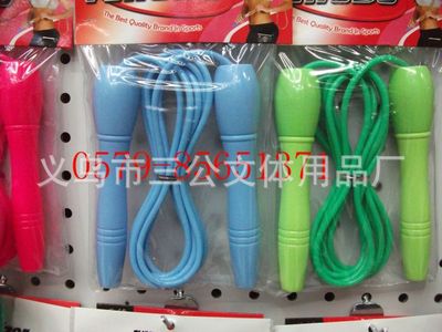 跳繩新選擇 優(yōu)質(zhì)木柄PVC耐用加重型跳繩——義烏市三公文體用品廠的專業(yè)制造
